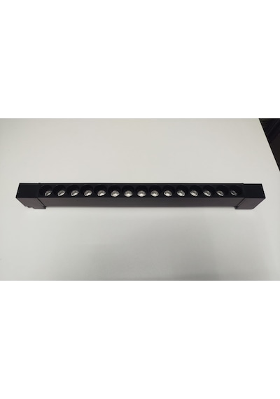 Zmr Ray Lineer Armatür Mercekli Siyah Kasa 30w 3000k Günışığı 180 Derece Gün Işığı