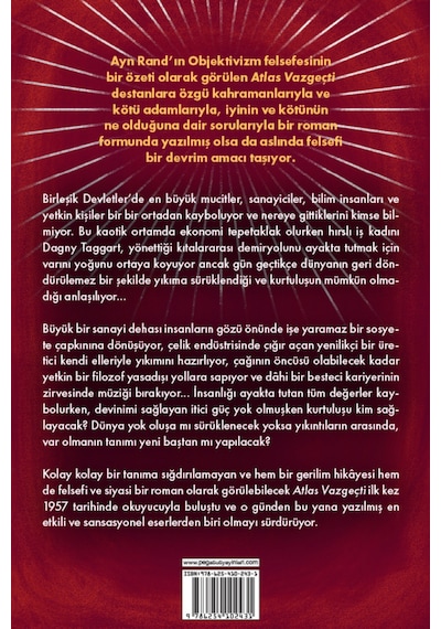 Pegasusyayinlari- Atlas Vazgeçti - 1. Kitap