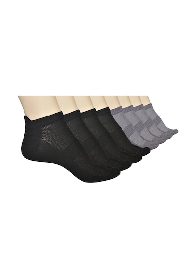 Elyfer 8 Çift Bambu Kadın-Erkek Unisex Yumuşak Terletmez Patik Çorap