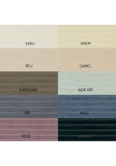 Mikrofiber Şönil Fitilli Minimalist Koltuk Örtüsü -175x350 Cm Xlarge, Çift Taraflı, Kaymaz, Terletmez, Kapuçino Diğer
