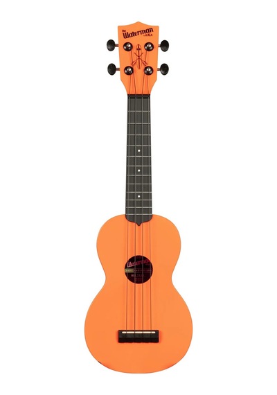 Kala Waterman Recycled Soprano Ukulele Sunset Orange