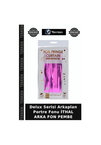 Delux Serisi Arkaplan Portre Fonu İthal Arka Fon Pembe
