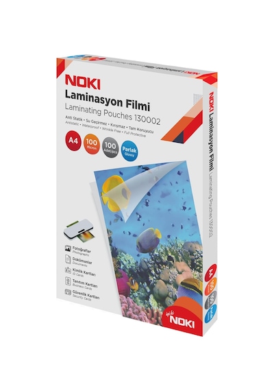 Noki A4 Laminasyon Filmi 100 Mikron 100'lü Paket 130002
