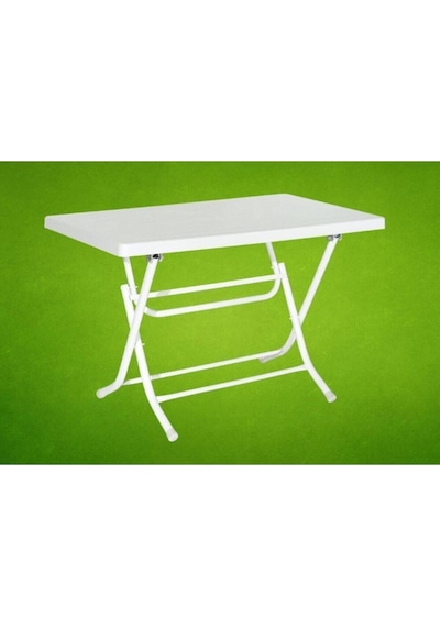 Gardelia Plastik Katlanır Masa 70x120 Ebatında - Kaliteli Ürün - Açık Gri Karışık