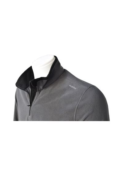 Evolite Fuga Bay Mikro Polar Sweater - Gri (489098423) Haki