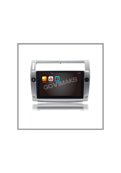 Govimaks Cıtroen C4 2005-2010 Uyumlu Grı 8 Gb Ram 128 Gb Hafıza Androıd Multımedıa Teyp 9"