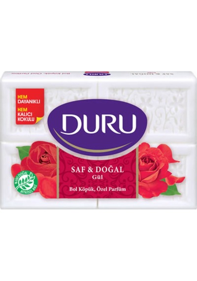 Duru Saf&doğal Gül Kalıp Sabun 600 G 3 Adet
