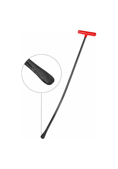 80 Cm 14 Mm Çap Levye Uçlu Kobra Boyasız Göçük Düzeltme Çubuğu, Pdr Çubuk - S13-03