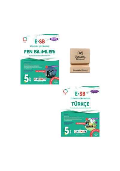 Okyanus Yayınları 5. Sınıf Classmate Fen Ve Türkçe Etkinlikli Soru Bankası + Telefon Standı