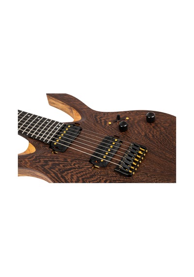 Spira S-1007 Pro 7 Telli Elektro Gitar Black Limba
