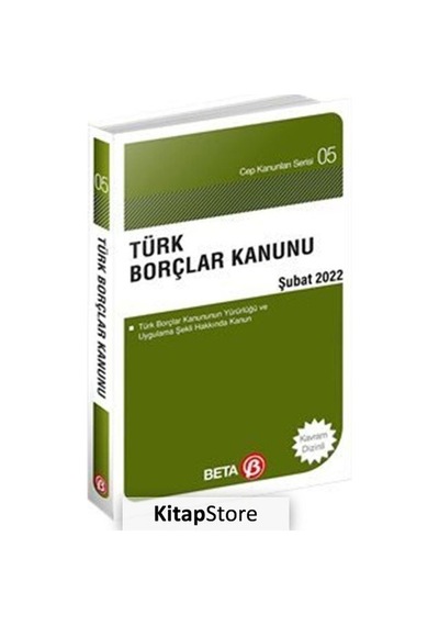Türk Borçlar Kanunu / Cep Kanunları 05