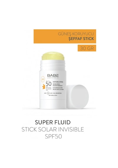 Babe Invısıble Stıck Sunscreen SPF50 30gr - Invisible Güneş Koruyucu Stick