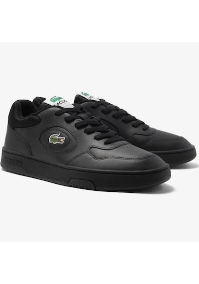 Lacoste Lineset 223 01 Leather Mens Sneaker Hakiki Deri Erkek Günlük Spor Ayakkabı Siyah