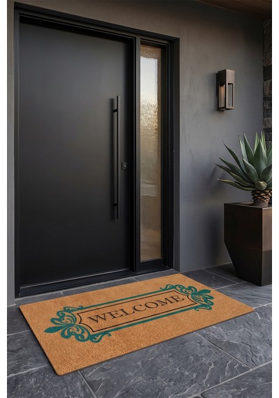 Villadia Home Textile Kapı Önü Paspası Kaymaz Taban Dekoratif Paspas Ev Giriş Antre İç Ve Dış Mekan Paspası 45x70 Cm 21ypycoco