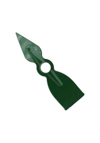 Badem10 Metal Çapa Bahçe Çapası Çift Taraflı Sivri Düz Hobi Çapa 27 Cm Demir Döküm