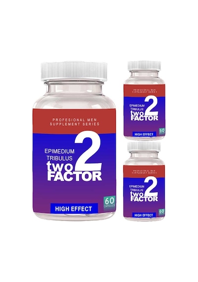 Two Factor 3 Adet Erkekler Için Tribulus&epimediyum Complex 60 Adet Kapsül