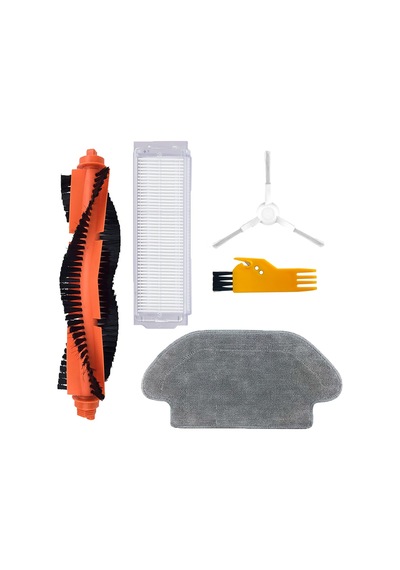 Mija Xiaomi Mop Pro Uyumlu 4 Parça Yedek Beyaz Filtre Fırça Seti 701038MOPPB
