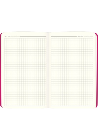 Keskin Color Kareli Ciltli Premier Defter Fuşya 13x21
