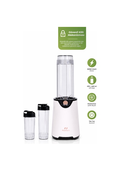 Pirantech YH-1200 600 W Güçlü & Taşınabilir Kişisel Blender