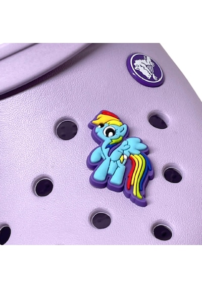 Crocs Terlik Süsü & Renkli Aksesuar Jibbitz Buz Mavisi
