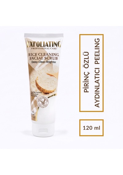 Pirinç Özlü Yüz Peeling Jeli 120 Ml Gözenek Arındırıcı & Ölü Deri Temizleyici Jel Peeling