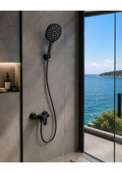 Jet Black Duş Seti Acar 07.07.290 Açık Gri