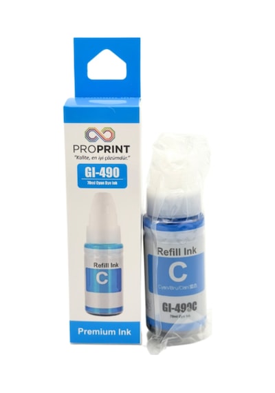 Proprint Canon G4411 Mavi Mürekkep 70 Ml Gı-490