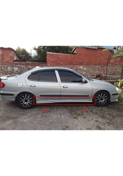 Megane 1 Marşpiyel Takımı-boyasız-fiberglass