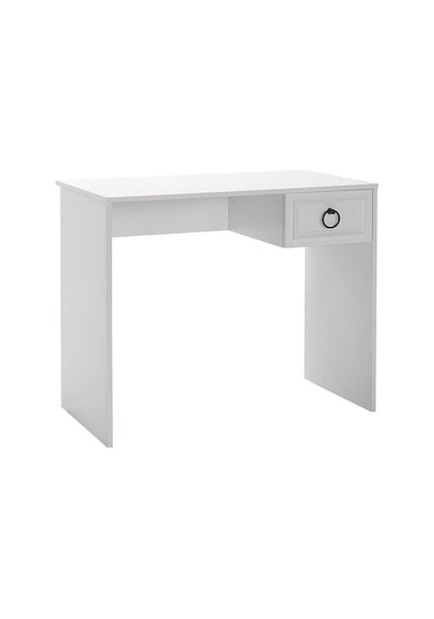 Hampton Çekmeceli Çalışma Masası-mat Beyaz 90x75x51 Cm Gxyxd