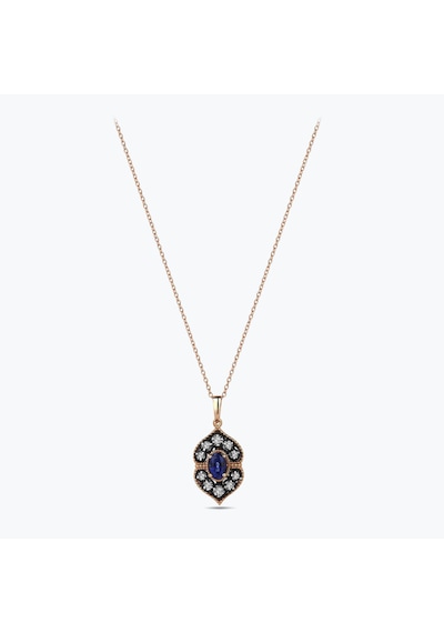 Altınbaş Elmas Safir Kolye N11.330