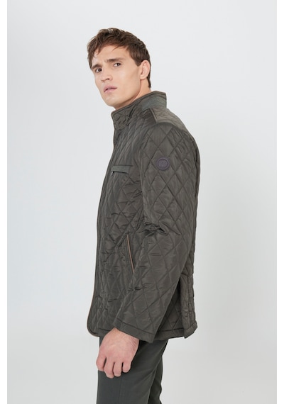 AC&Co / Altınyıldız Classics Erkek Hakı Standart Fit Normal Kesim Dik Yaka Desenli Overcoat Haki AC&Co / Altınyıldız Classics Erkek Hakı Standart Fit Normal Kesim Dik Yaka Desenli Overcoat Haki