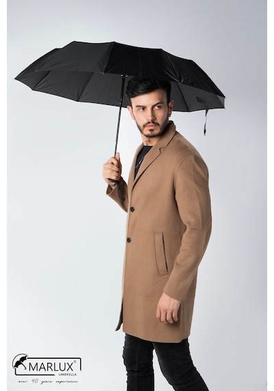 Marlux Siyah Kobra Saplı Premium Erkek Şemsiye M21mar2015mr001
