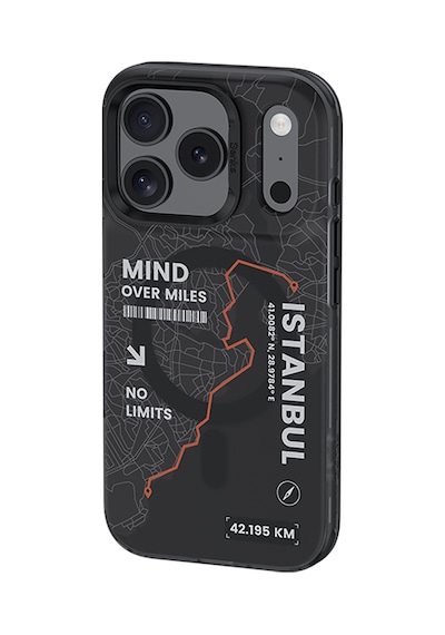Apple Uyumlu iPhone 17 Pro Max Kılıf M-safe Şarj Özellikli Benks City Serisi Kapak Siyah-turuncu
