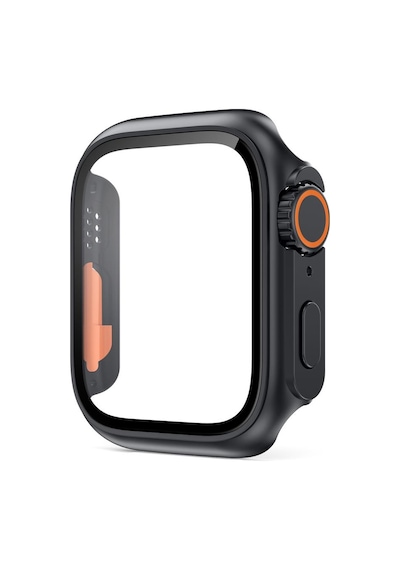 Apple Uyumlu Watch 10 Serisi 46mm Watch Ultra Görünümlü Kasa Dönüştürücü Ekran Koruyucu 25
