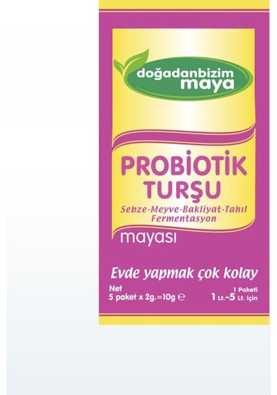 Doğadan Bizim Probiotik Turşu Mayası 1 Kutu 5 Şase