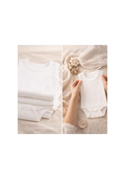 Ayağıma Getir 3'lü Bebek Atlet Body Zıbın Çıtçıtlı 100% Pamuk Çok Renkli