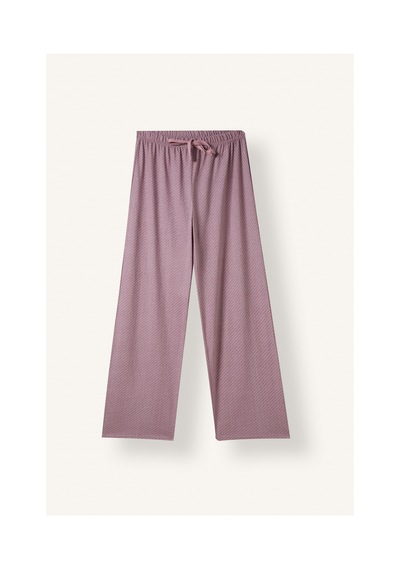 Defacto Relaxed Fit Düğme Detaylı Uzun Kollu Pamuklu Pijama Takımı H9094ax26aupr461 Mor-pr461