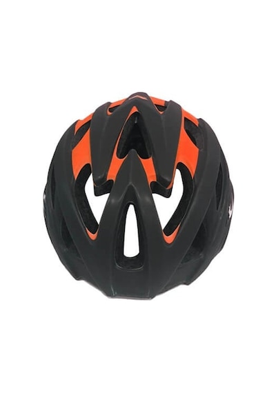 Kron Kask - Mv29 - Arka Led Lambalı - Fileli Siyah Turuncu
