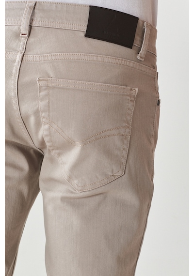 AC&Co / Altınyıldız Classics Altinyildiz Classics Erkek Taş 360 Derece Her Yöne Esneyen Slim Fit Dar Kesim Pamuklu Rahat Pantolon 4A1400000101TAS58 Taş