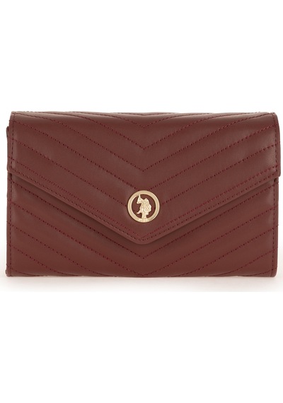 U.S. Polo Assn. Kadın Bordo Zincir Askılı Çapraz Çanta 50300328-VR014