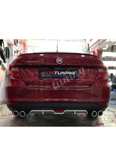 Fiat Egea Sd Spoiler Bagaj Üstü Çıta. Parlak Siyah