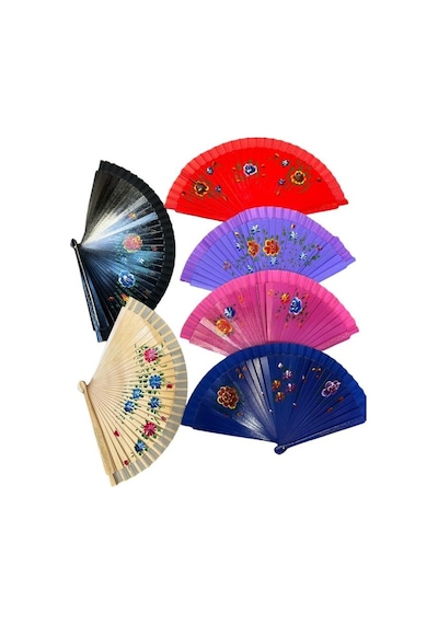 Bambu Yelpaze Karışık Renk 12 Adet Arbltgsımy9w6b1mm2w