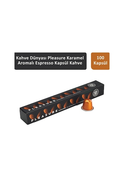 Kahve Dünyası Karamel Aromalı Kapsül Kahve 10 x 10 Kapsül