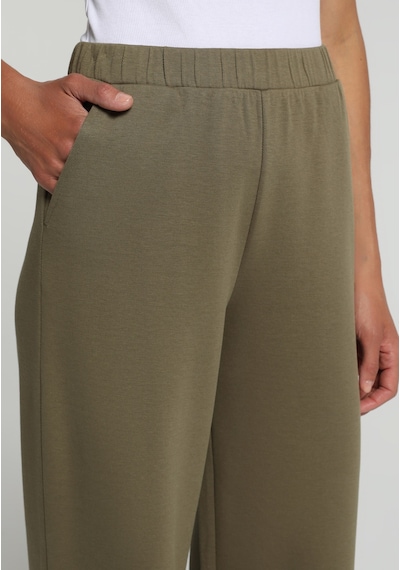 Colin's Colins Regular Fit Orta Bel Düz Kadın Yeşil Eşofman Altı Cl1082149 Q1.v2 Kha Haki
