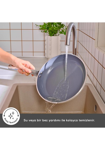 X Refika Birgül Swiss Crystal Metal Kulplu 7 Parça Tencere Seti Genel