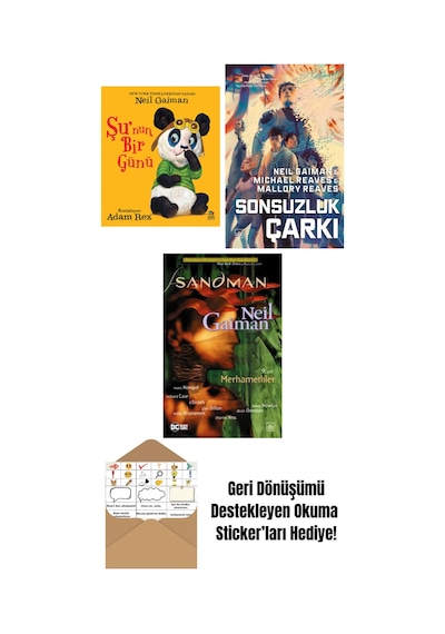 Şu Nun Bir Günü + Sonsuzluk Çarkı Ara Dünya 3 Ciltli + Sandman 9 Merhametliler