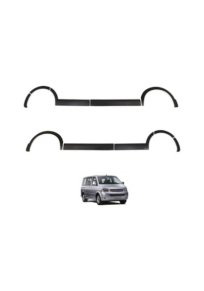 Volkswagen Transporter T5 2009-2014 Yıl Aralığı Uyumlu Uzun Şase Sağ Sürgü Dodik Seti 11 Parça