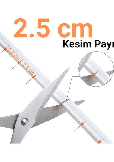 Mutfak Tezgah Arası Neon Led 12 V Amber Renk 1 Mt Trafolu Kablolu