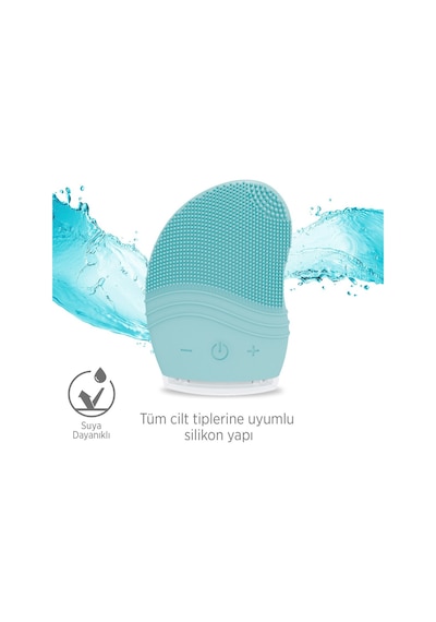 Polosmart Marka Psc03 Sonic Titreşimli Yüz Temizleme Cihazı - Turkuaz