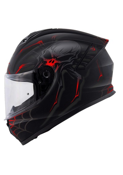 Givi 50.x Arachno Kapalı Motosiklet Kaskı Mat Kırmızı - Siyah